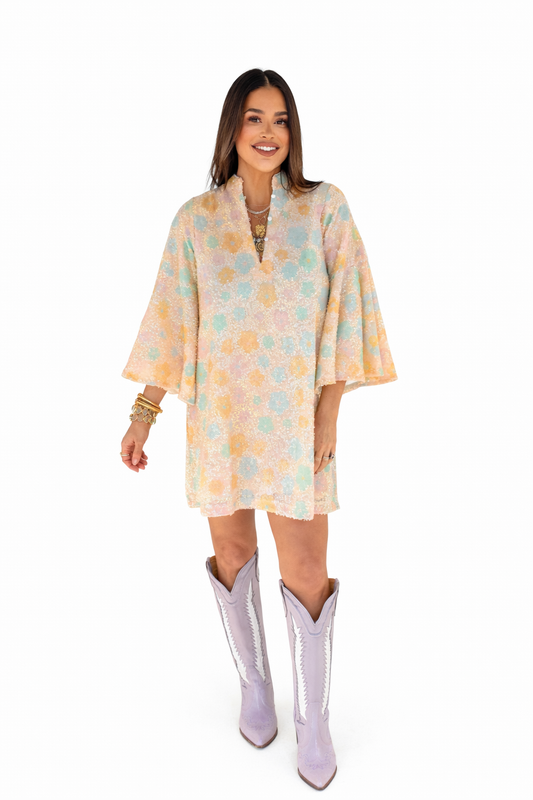 Wren Mini Dress - Pastel