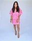 Lulu Mini Dress - Pink Punch