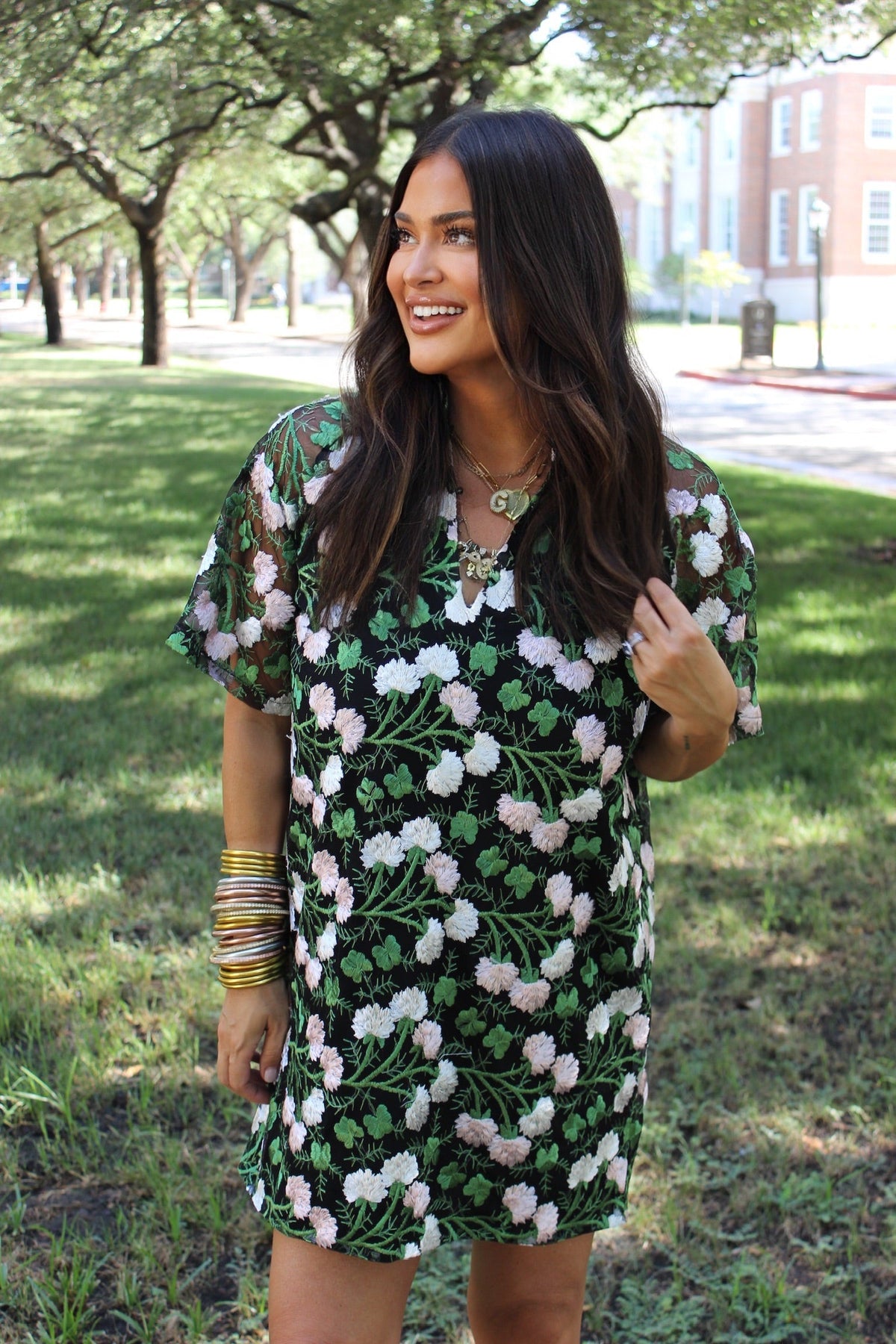 Lulu Mini Dress - Vine