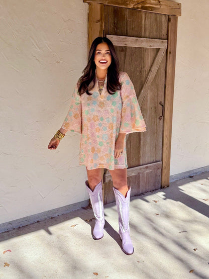 Wren Mini Dress - Pastel