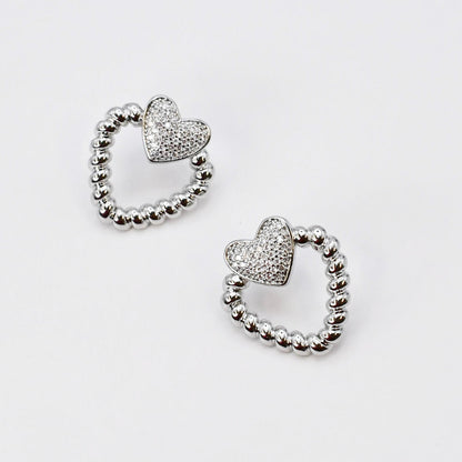 Adore Stud Earring Silver