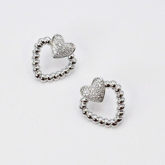 Adore Stud Earring Silver