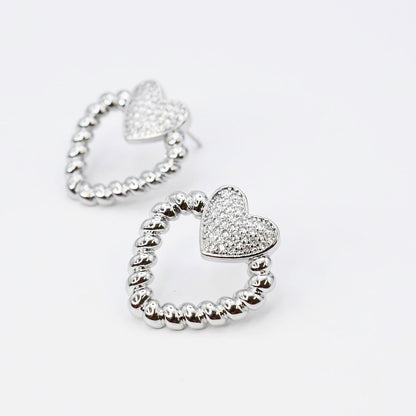 Adore Stud Earring Silver
