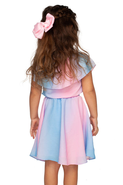 Ainsley Girl's Top and Skirt Set - Cotton Candy