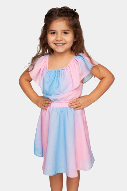 Ainsley Girl's Top and Skirt Set - Cotton Candy