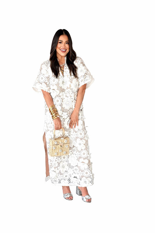 Leighton Maxi Dress - Vanilla