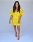 Lulu Mini Dress - Lemon Drop