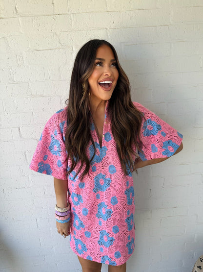 Lulu Petal Pink Mini Dress
