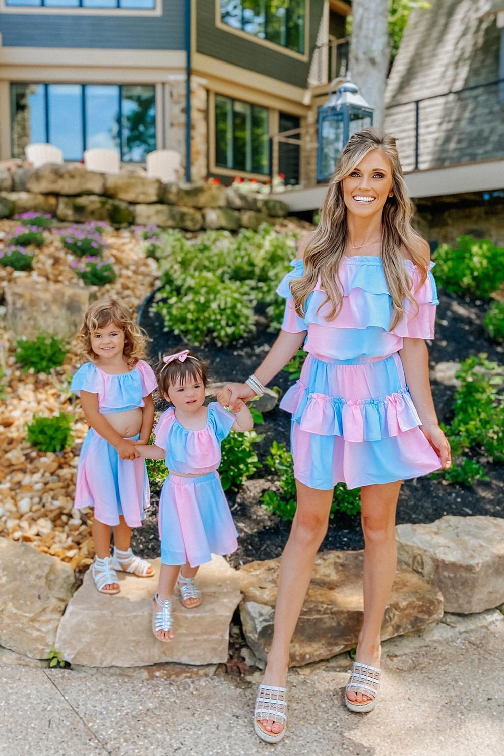Ainsley Girl's Top and Skirt Set - Cotton Candy